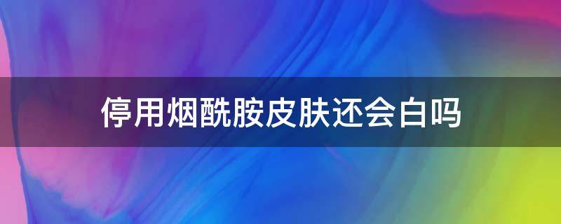 停用烟酰胺皮肤还会白吗 停用烟酰