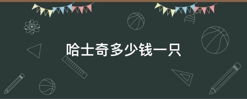 哈士奇多少钱一只（纯种哈士奇多少钱